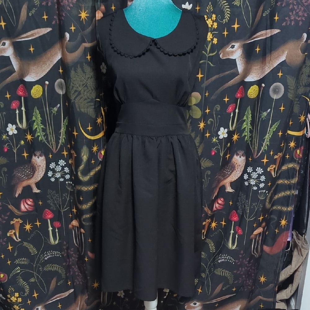 Black Collared Dress